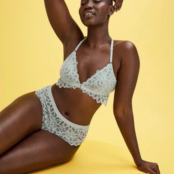 ThirdLove Boho Lace Front Closure Bralette in Daydream, Size S - Picture 3 of 9
